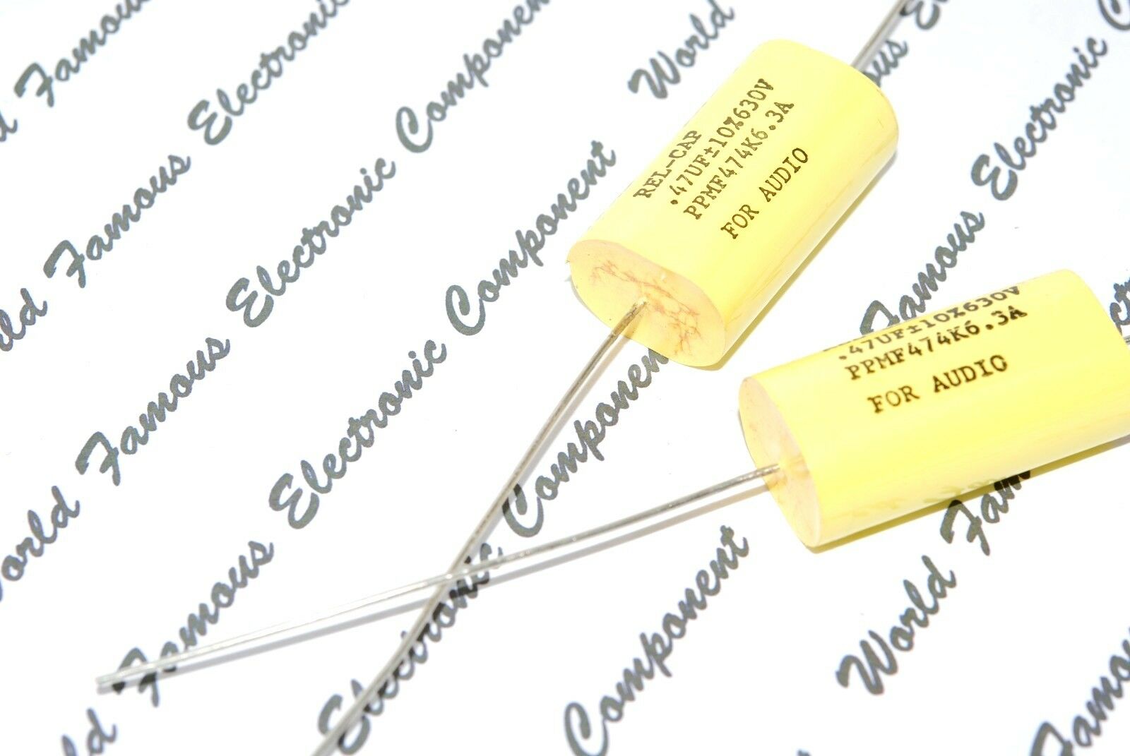 1pcs - REL-CAP PPMF 0.47uF (0.47µF 470nF) 630V 10%  Capacitor PPMF474K6.3A