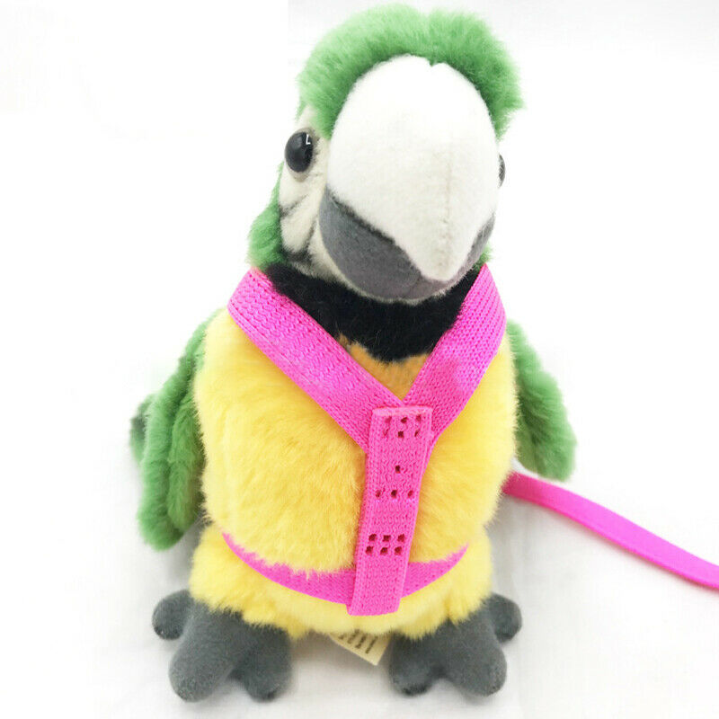 Adjustable Bird Harness Training Rope Harness and Lead Anti-Bite for Birds HN US