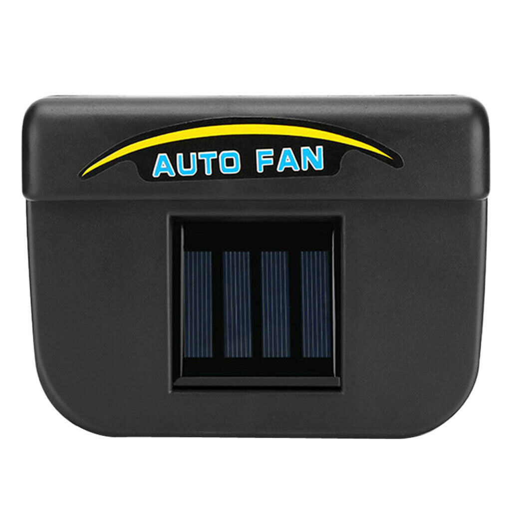 2x Portable Sun-Powered Car Windshield Air Vent Exhaust Radiator Ventilation