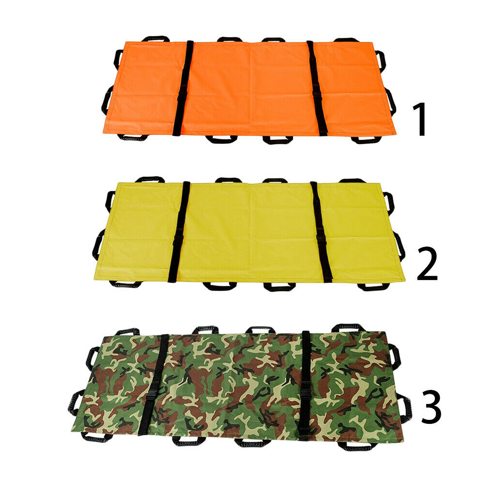 Emergency Mover Stretcher Aluminum Alloy Rescue Stretcher Litter Orange