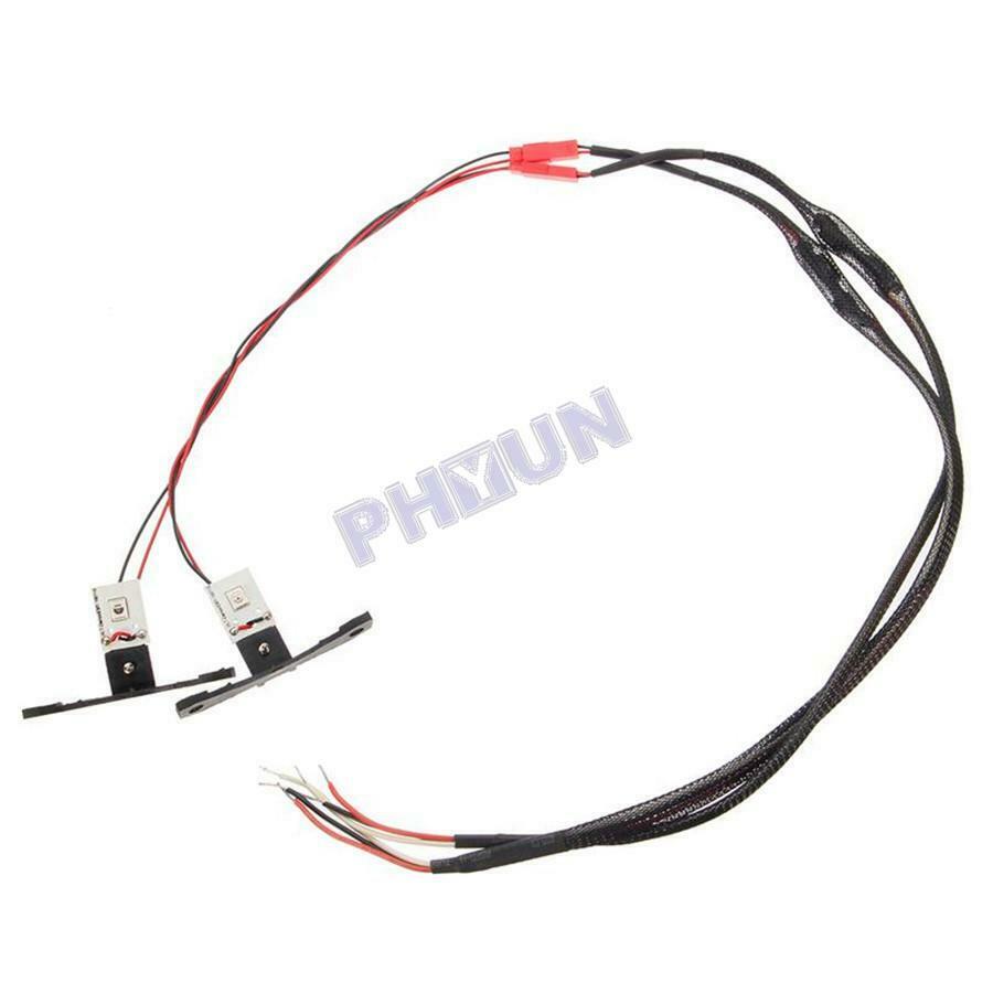 2x Red LED Devil Demon Eyes Light Ring for Car Projector Lens Headlight Retrofit