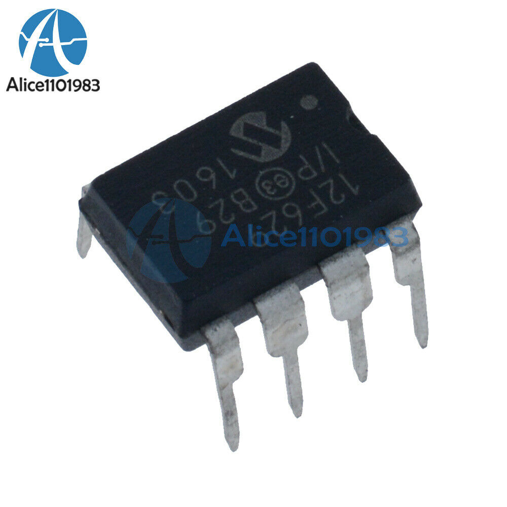5Pcs PIC12F629-I/P 12F629-I/P 12F629 MCU IC MICROCHIP DIP-8 NEW