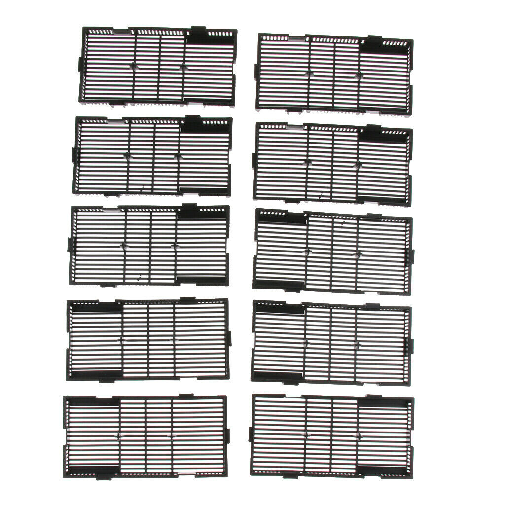 5X 10Pieces Fish Tank Under Gravel Filter Efficiency Water Filter for Aquarium