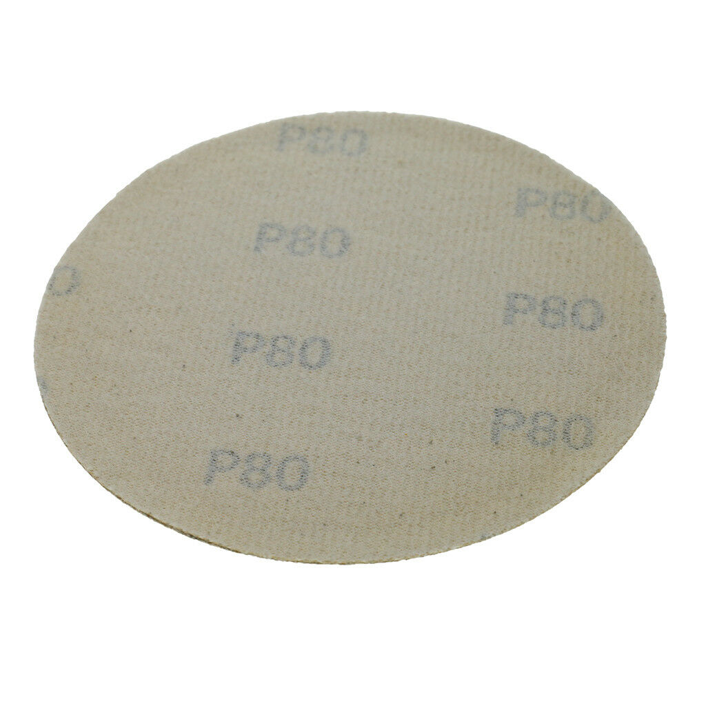 Flocking Sandpaper Sand Paper Sheet Disc Wheel Wood Working Polish Tool 80#
