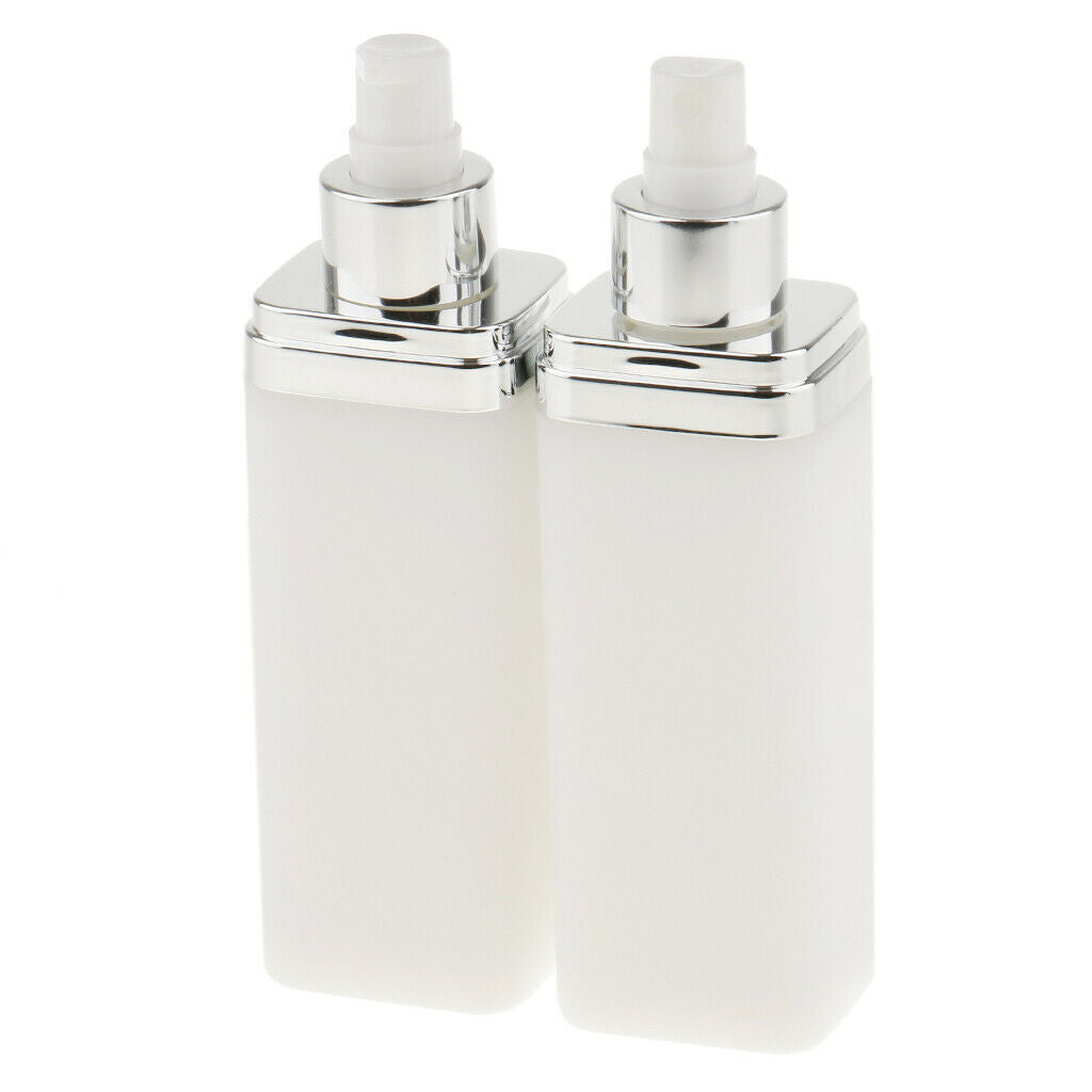 Empty Refillable Airless Lotion Pump Bottle + Perfume Sprayer Atomizer 120ml