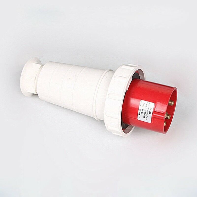 1PCS Industrial Plug Waterproof Three-phase four-wire 63A-6H 380-415V 4 PIN Male