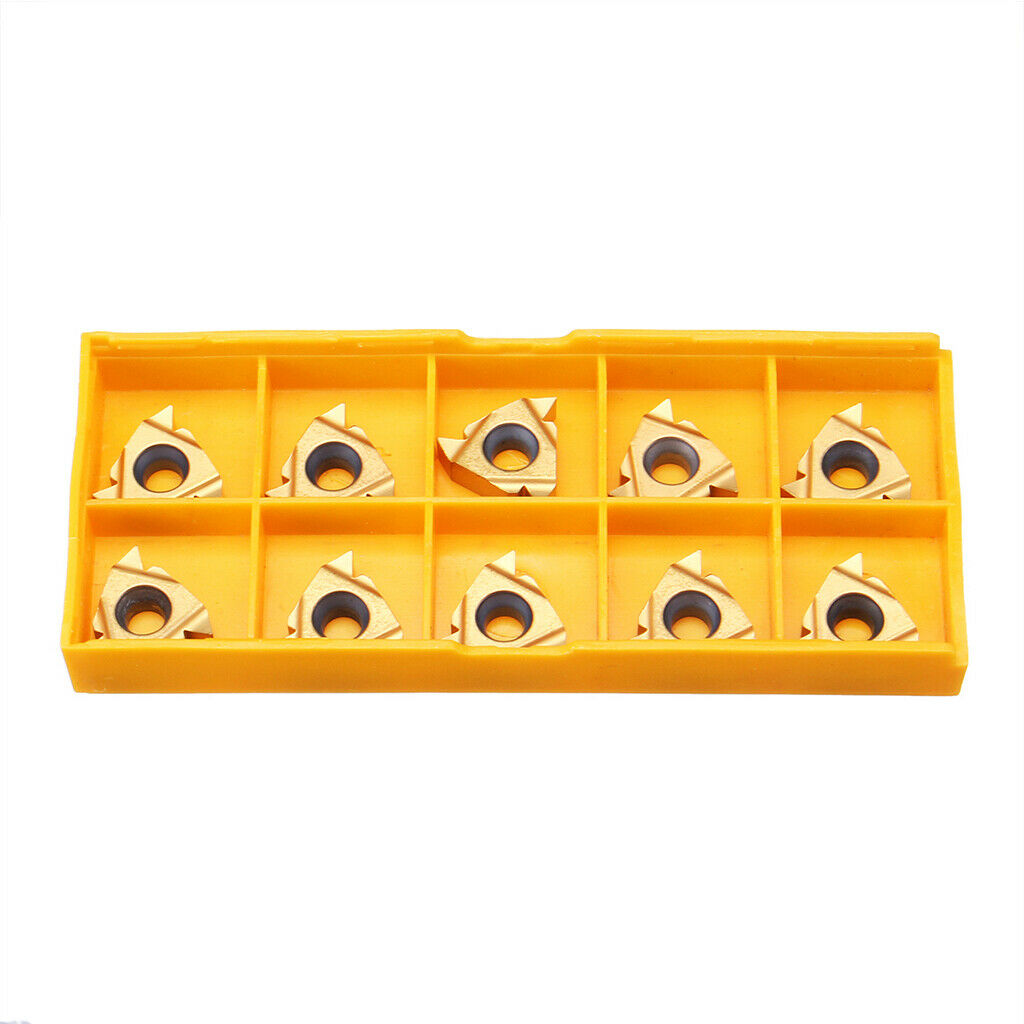 SER1212H16 CNC Lathe 4in Turning Holder Kit w/ 10x 16ER AG60 Inserts Blades