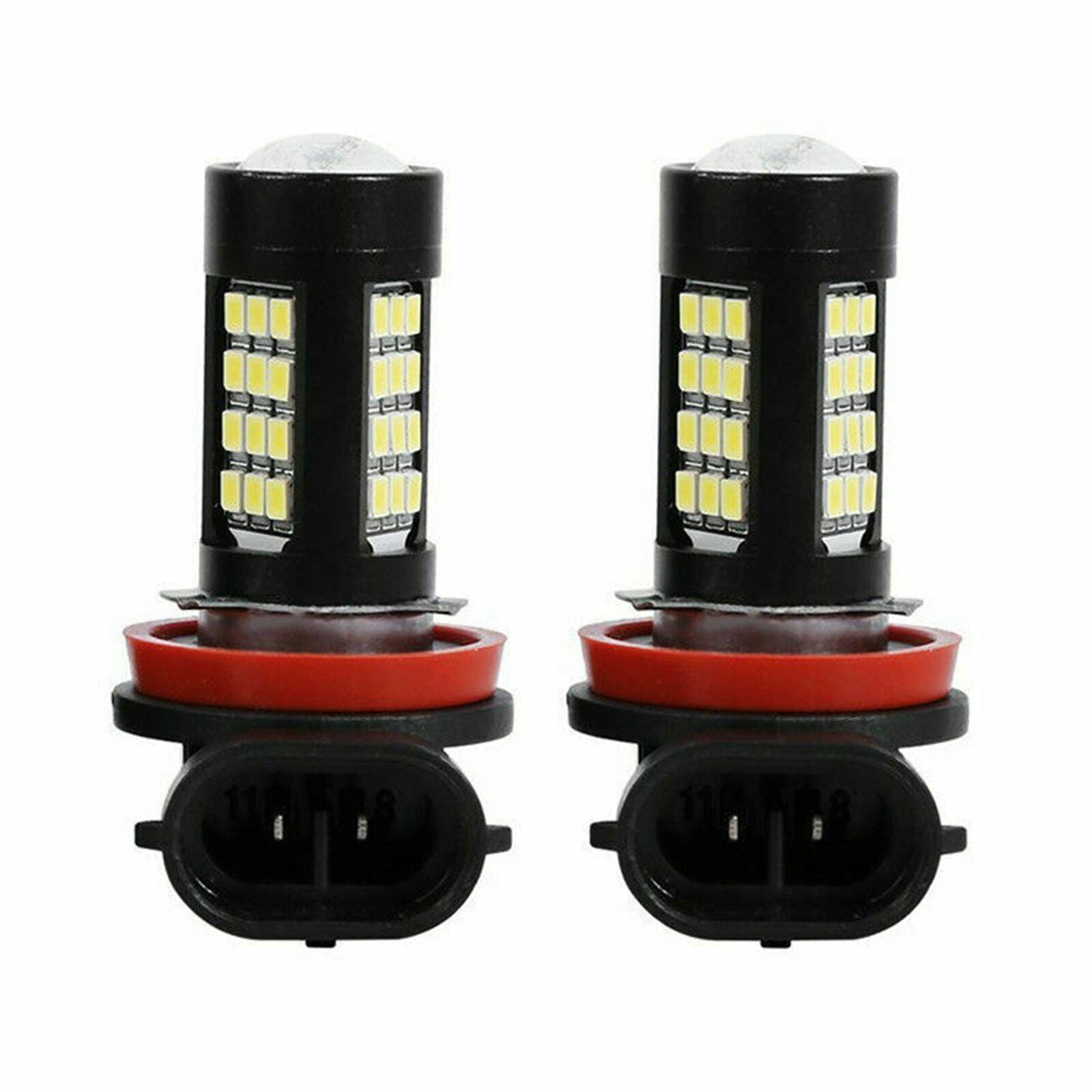 2X H11 42SMD LED White Canbus Faultless Fog Light Bulb Lamp New