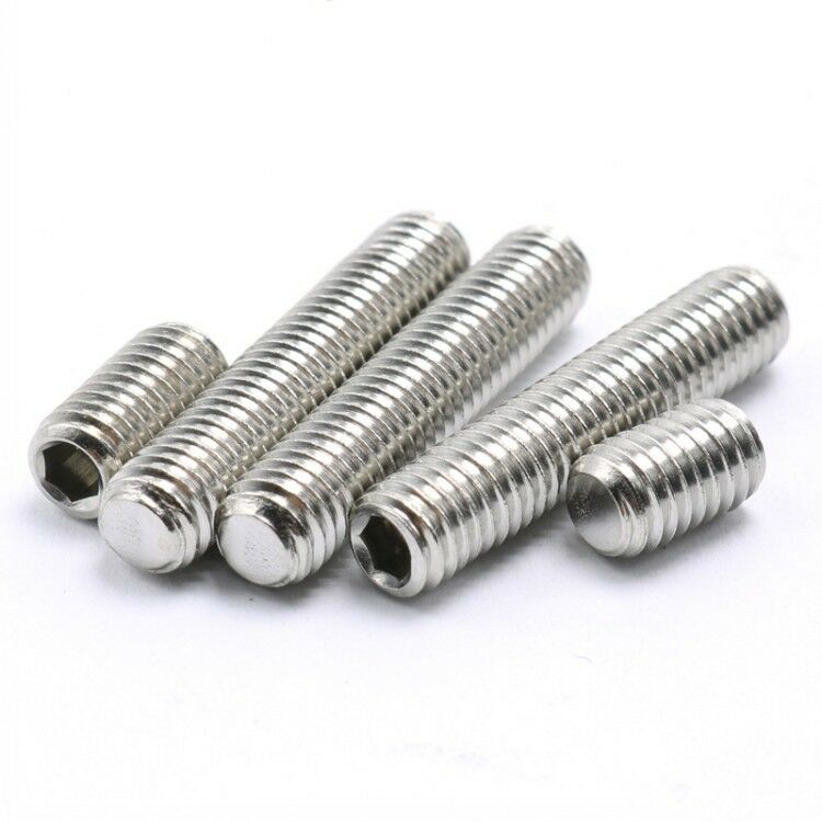 200Pcs Stainless Steel Hex Socket Set Screw Assortment Kit [M1]