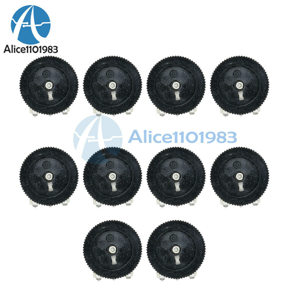 10PCS B103 10K Ohm 3-Pin Single Linear Dial Wheel Potentiometer 16MM x 2MM