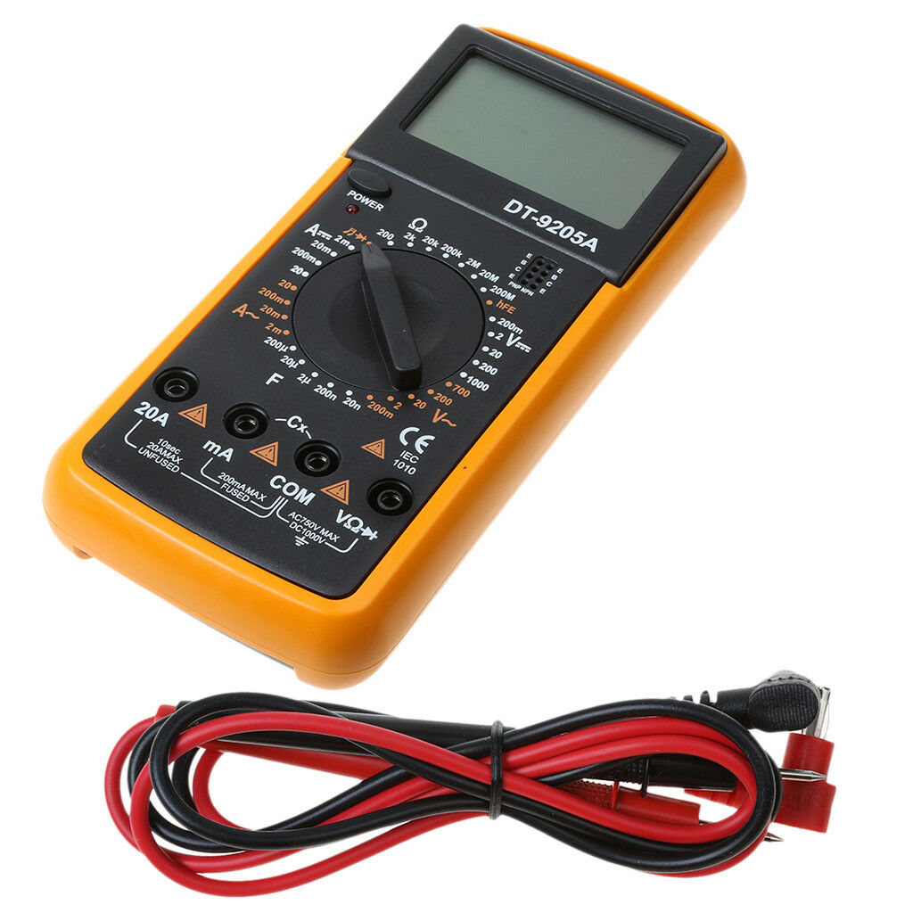Digital Electronic AC DC Voltage Clamp Meter Multimeter Current Volt Tester