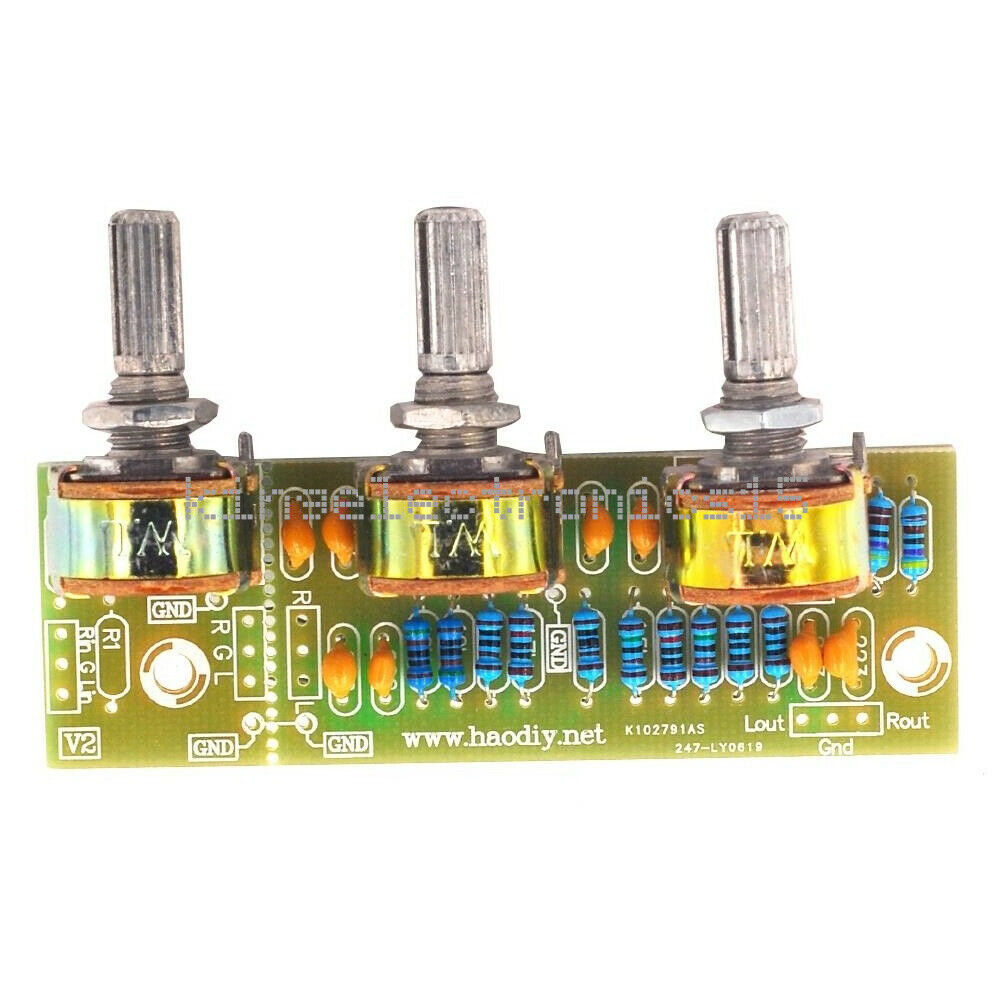 Passive Preamp Board Front Panel Tone Board for Power Amplifiers