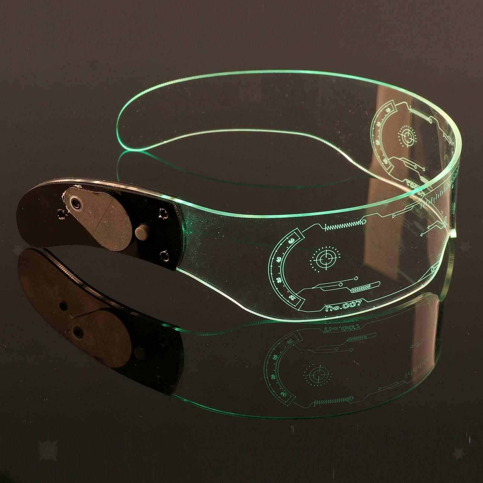 LED Glasses Light Up Glowing Party Rave Glow-in-The Dark LED Sunglasses