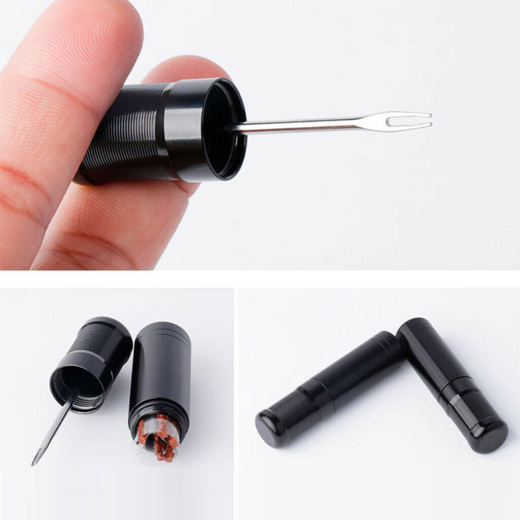 Portable Tubeless Tyre Puncture Repair Kit Bike Bicycle Tire Emergency Tool Kit