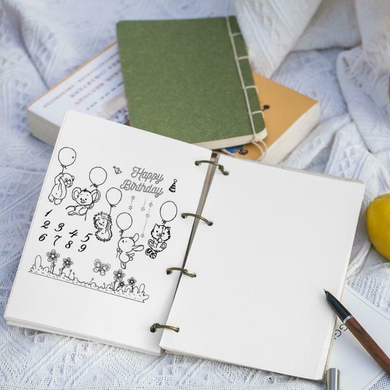 Happy Birthday DIY Silicone Clear Stamp Cling Seal Scrapbook Embossing Album