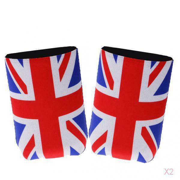 2pcs Union  Britain Uk Flag Beer Stubby Tin Can Device of