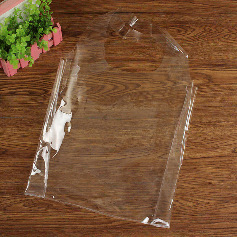 Women's Shopping Bag Beach Plastic Handbag Clear Street Travel PVC PU Totes New