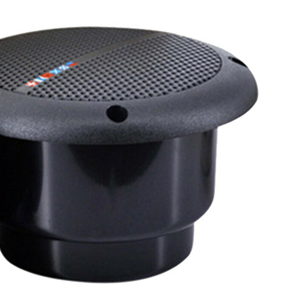 1 Pair Water Resistant Bathroom Livingroom In-Wall Stereo Loudspeakers Black