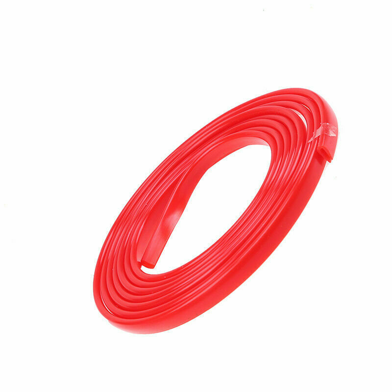 6m Red Edge Door Guard Trim DIY CAR Moulding Guards Molding Protector 20ft Strip