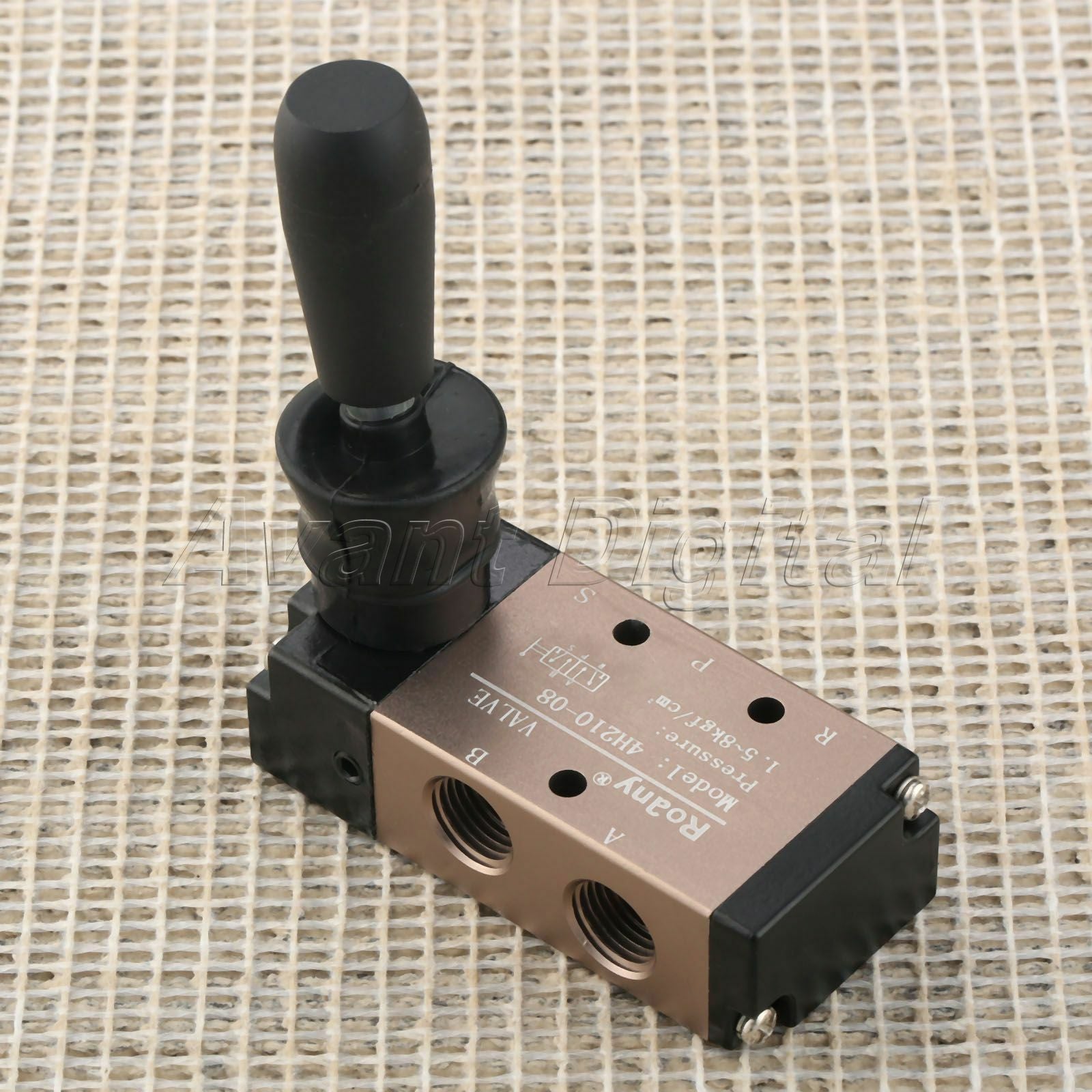 4H210-08 Manual Control Pneumatic Air Hand Lever Operated Valve Port 1/4" Use