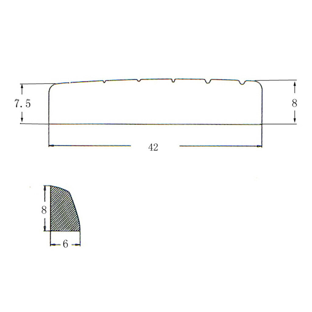 42mm brass bridge nut / bridge nut accessory for
