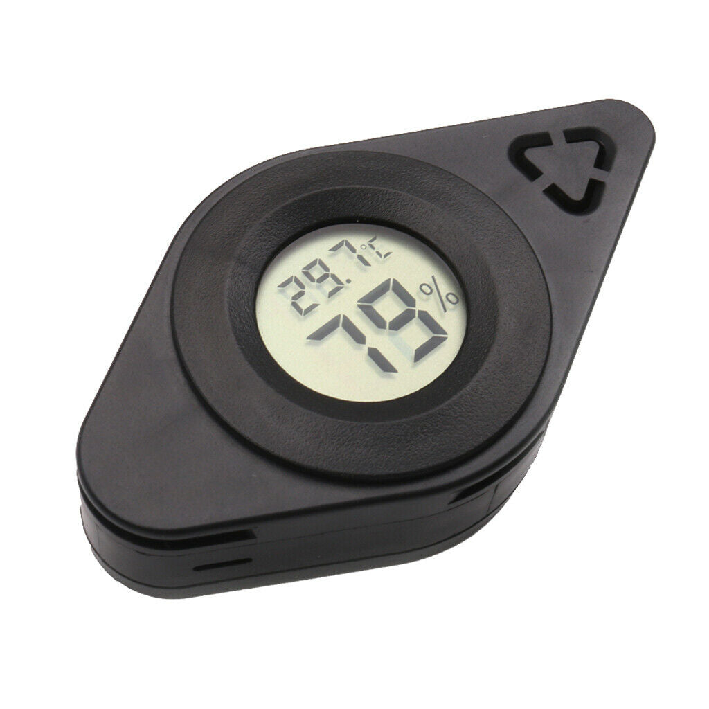 Digital humidity temperature display guitar thermometer humidifier