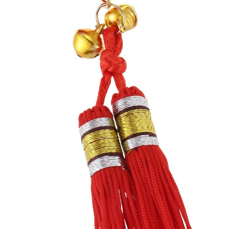 Oriental Ball Chinese K Tassel Ornament with Bells W9V6