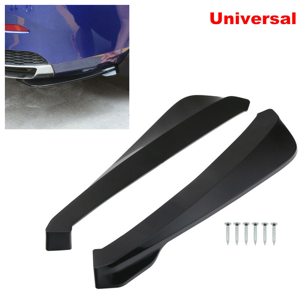 Universal Racing Car Side Skirt Rear Lip Splitter Winglet Wings Diffuser Spoiler