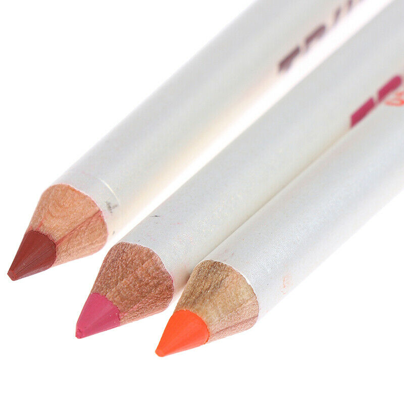 12 Colors Lipliner Pencil Waterproof Lip Eye Brow Cosmetic Makeup Colorful PBDA