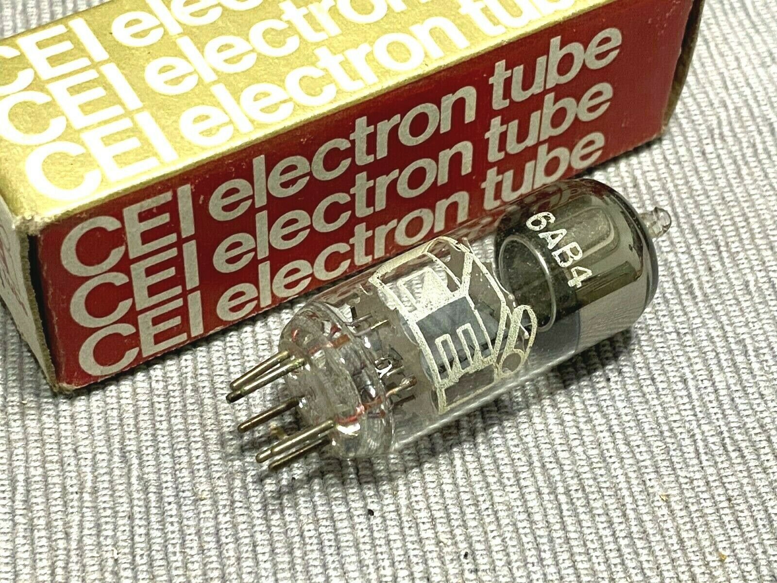 1pcs - CEI 6AB4 Vacuum tube - NOS NIB