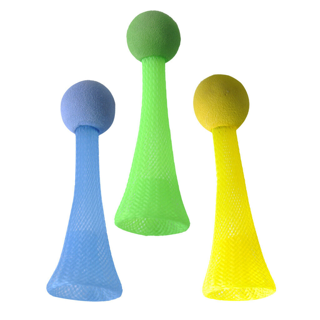 Pack of 3 Unique Design Cat Toys Interactive Light Flash Jumping Ball Cat