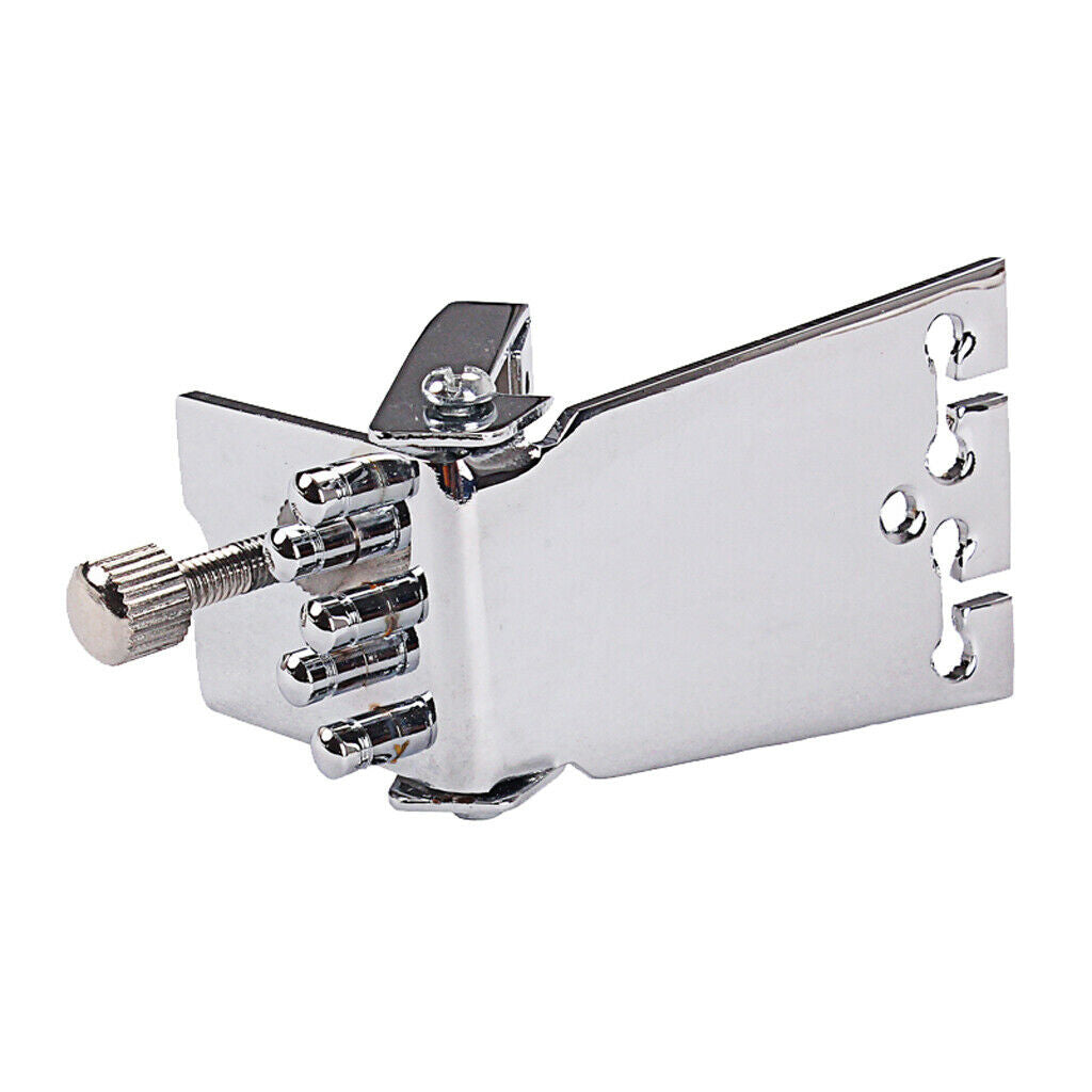 Guitar Chrome Tailpiece For 5 String Banjo Plate Accessories Parts