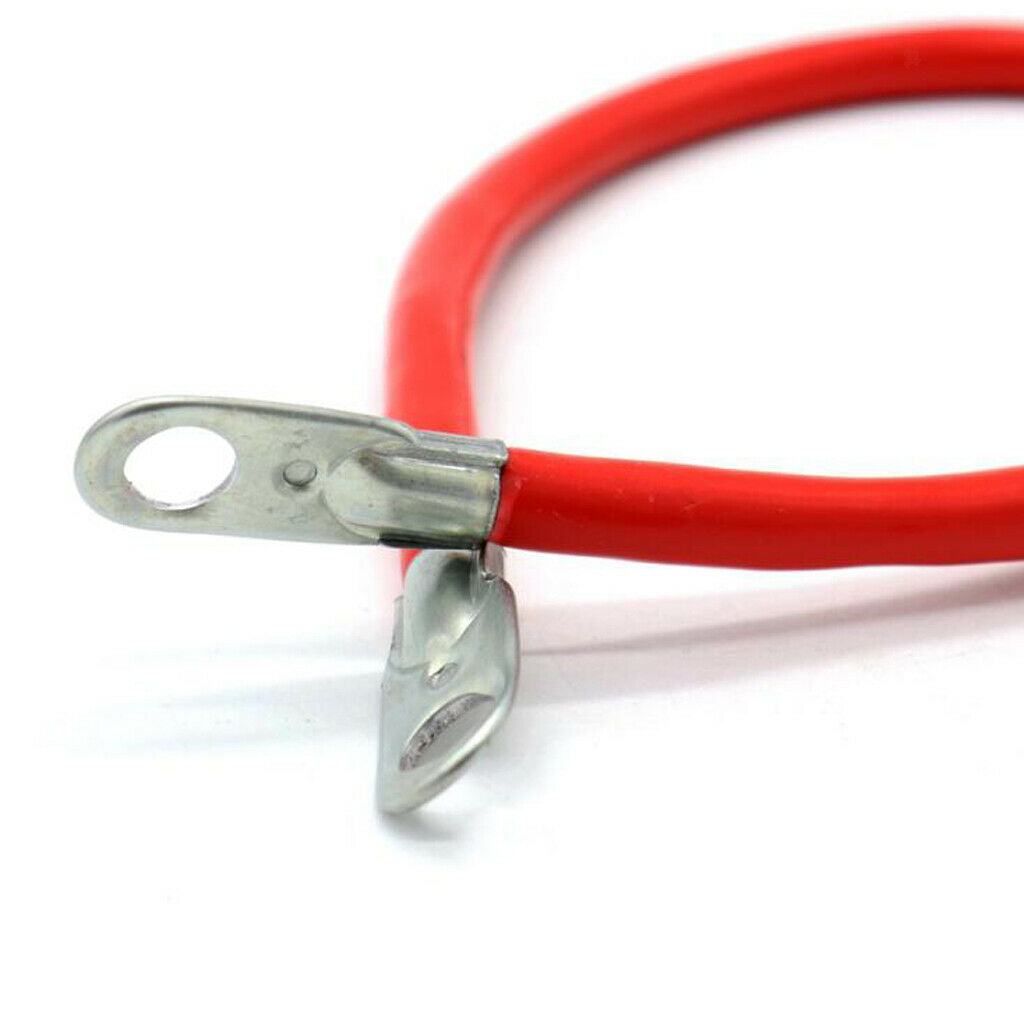 2Pcs 5AWG Battery Cable Wire Battery Power Inverter Cables for Marine Red