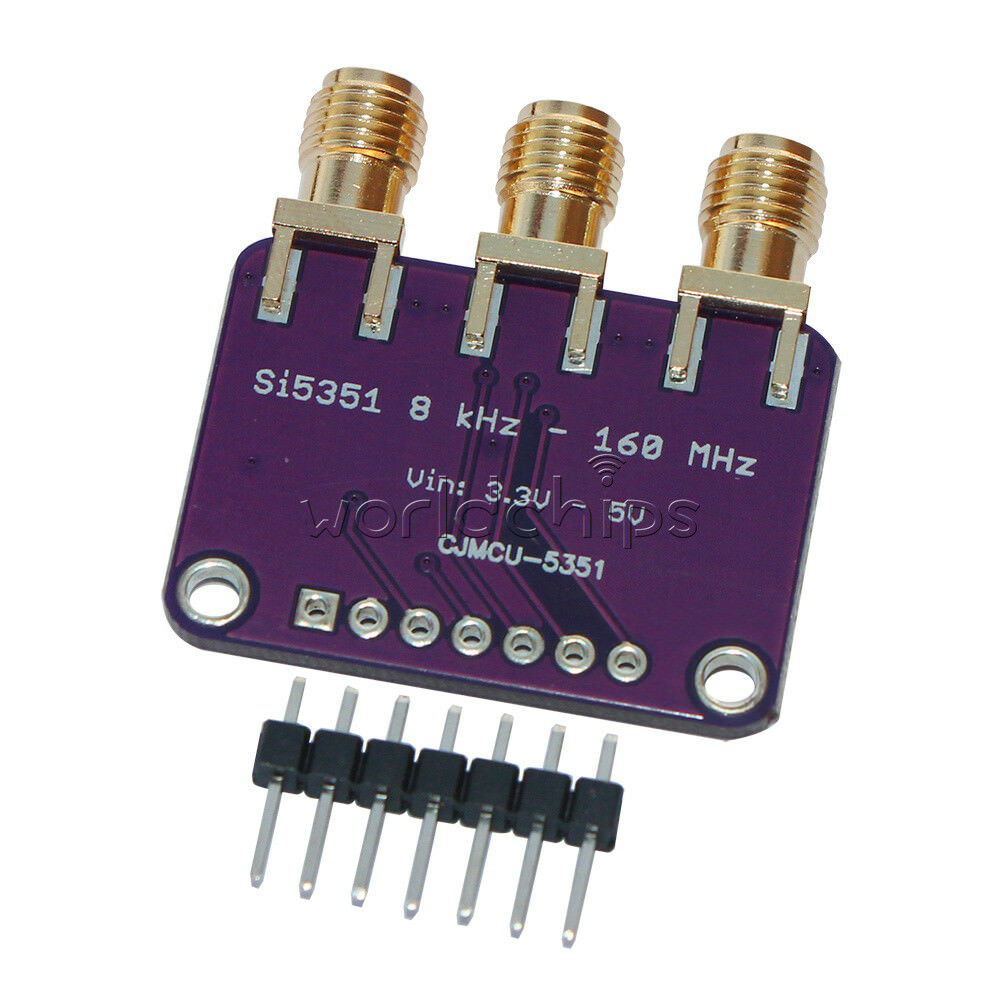 Si5351A I2C 25MHz Controller Signal Generator Breakout Board 8~160MHz f/ Arduino