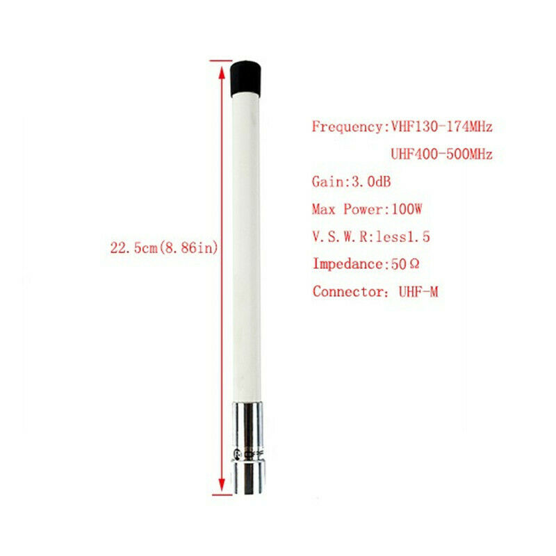 2pcs NEW OPX-350 Antenna High Gain 100W Car Radio Mobile /w UHF Male Connector