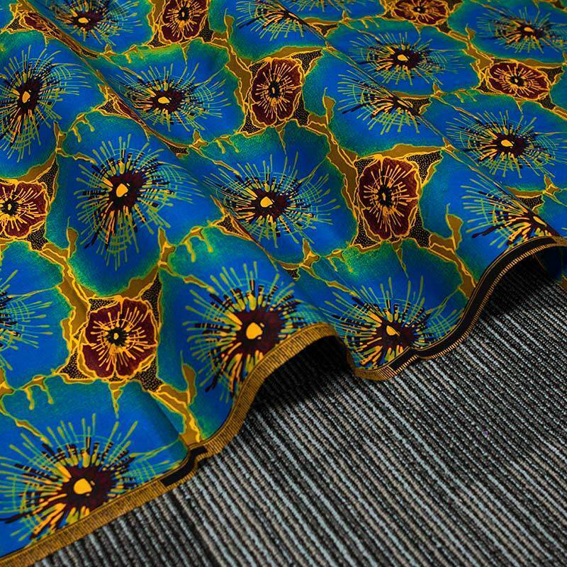 1 Yard Cotton Geometric Printed Fabric  for DIY Clothes Sewing Craft Supplies