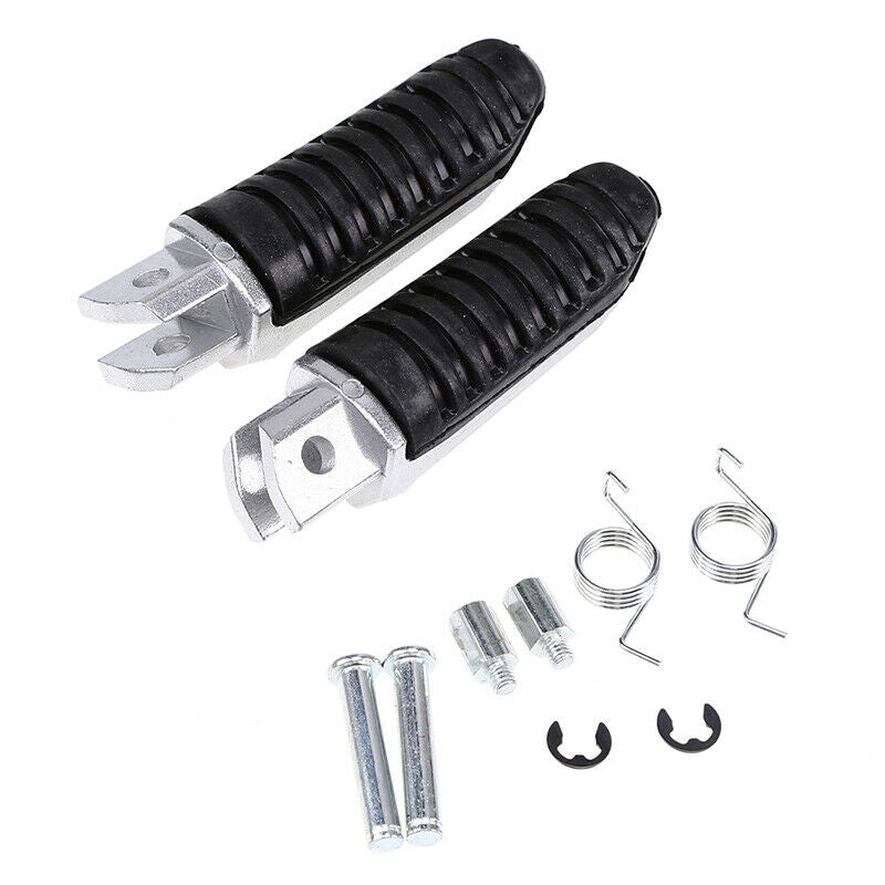 Pair Rubber 7/8" Standard Foot Pegs Motorcycle Fit For Suzuki GSX1300R 2008-12