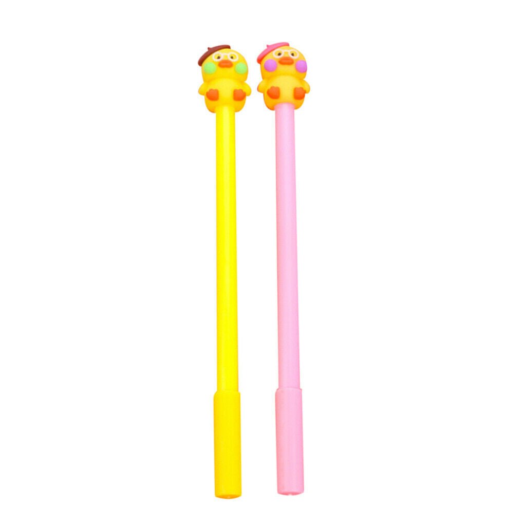 Cute Cartoon Gel Pen Duck Chick Student Signature Pen for School Kid Gift