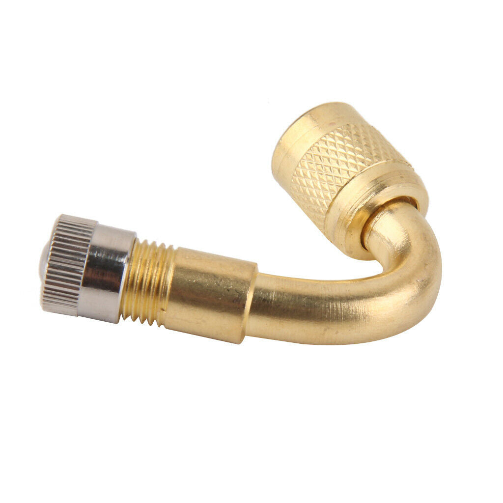 45 Degree Car Brass Tire Valve Stem Extension Replacement Parts Accessories