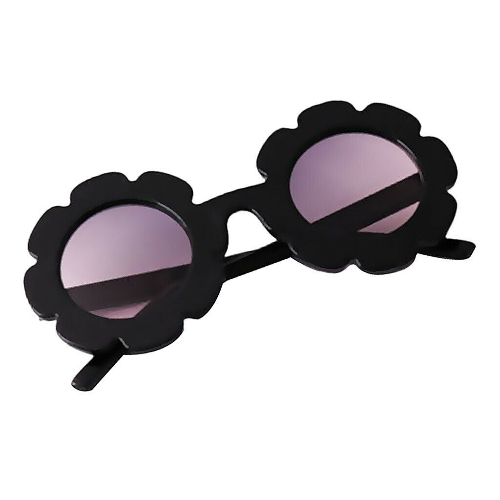 2 Pieces Fashion Baby Sun Flower Round Sunglasses Toddler Infant Soft Gift
