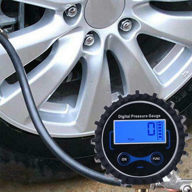Tire Pressure Gauge with Quick Clip Air Chuck Deflation for Car Truck Vehicle