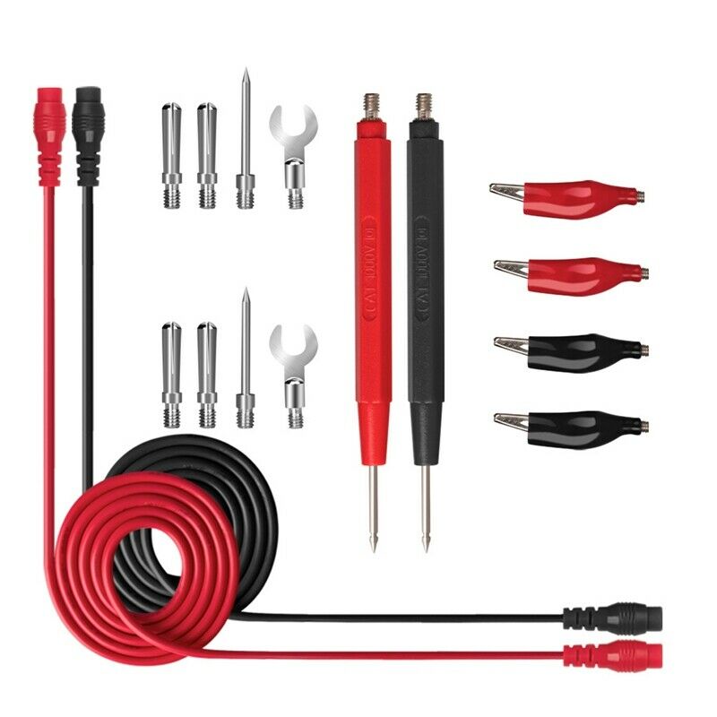 16Pcs Multimeter Test Probe Test Leads Kit Replace Test Wires Probes for DigitT2