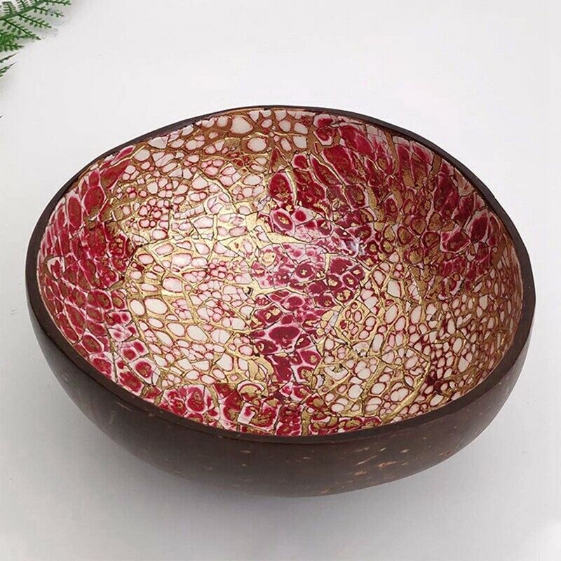 2PCS Coconut Bowls, Bowl Decoration, Candy & Key Storage Bowl Home DecoratioI2R6