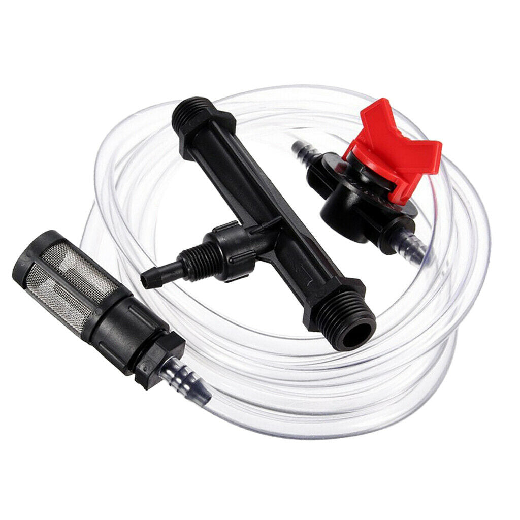 Irrigation Venturi Fertilizer Injectors Garden Device Switch Filter Kit Tube