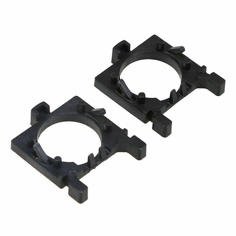 2PCS/Set Black H7 Headlight Bulb Holder Adapter Retaine Fit for Ford Focus