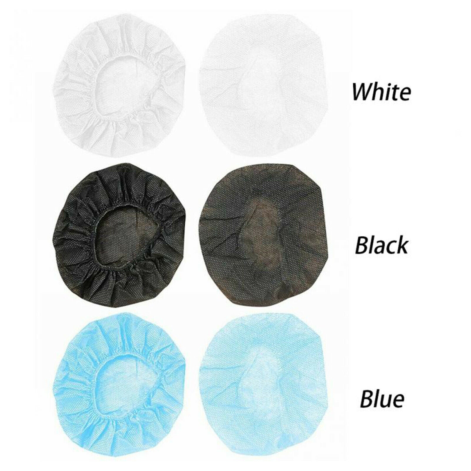 2Pairs Medium Non-Woven Fabric Disposable Headphone Covers/Earphone Covers/Ear