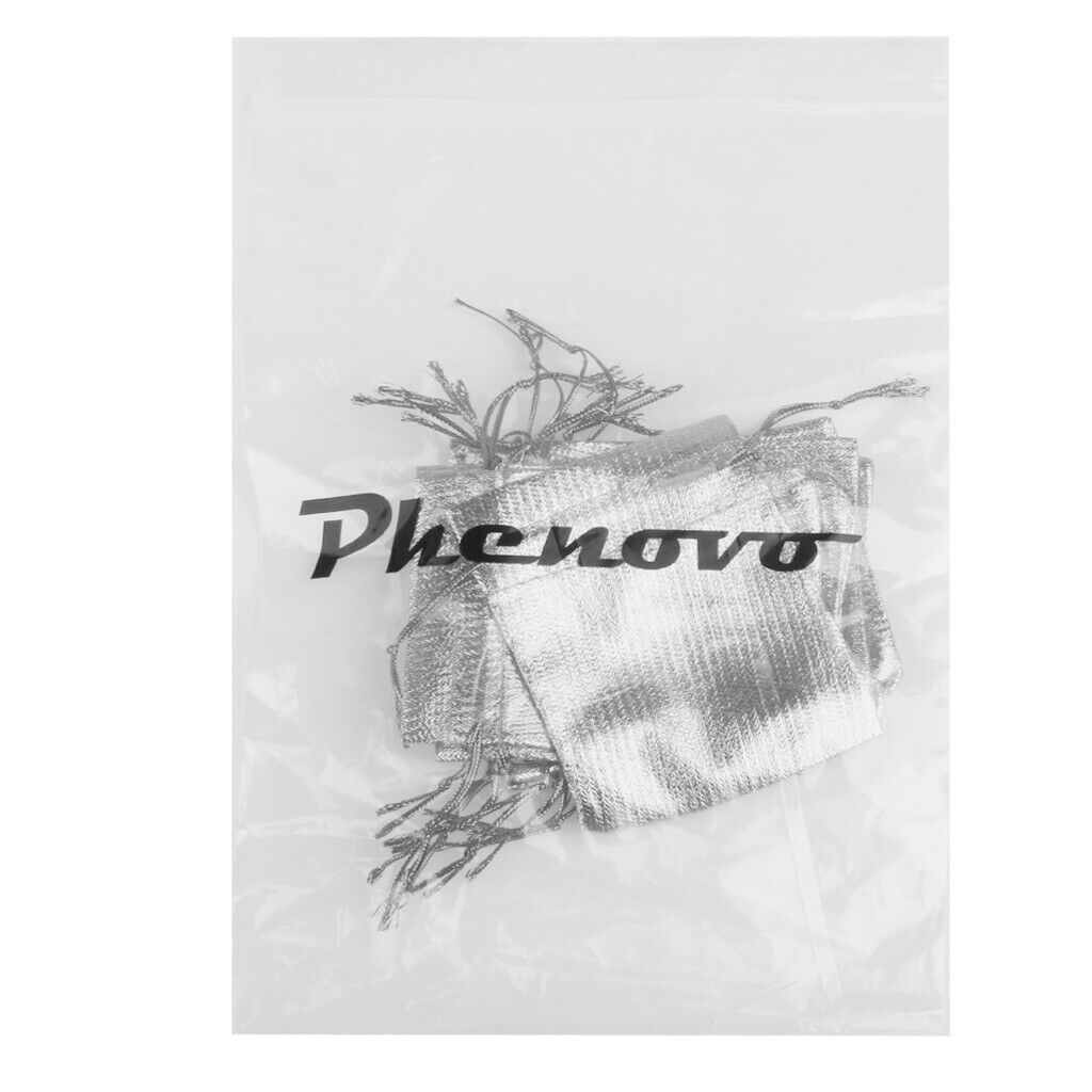 3.5x2.6 inch Organza Gift Bags 20Pcs Drawstring Gift Bags Sheer Organza Favor