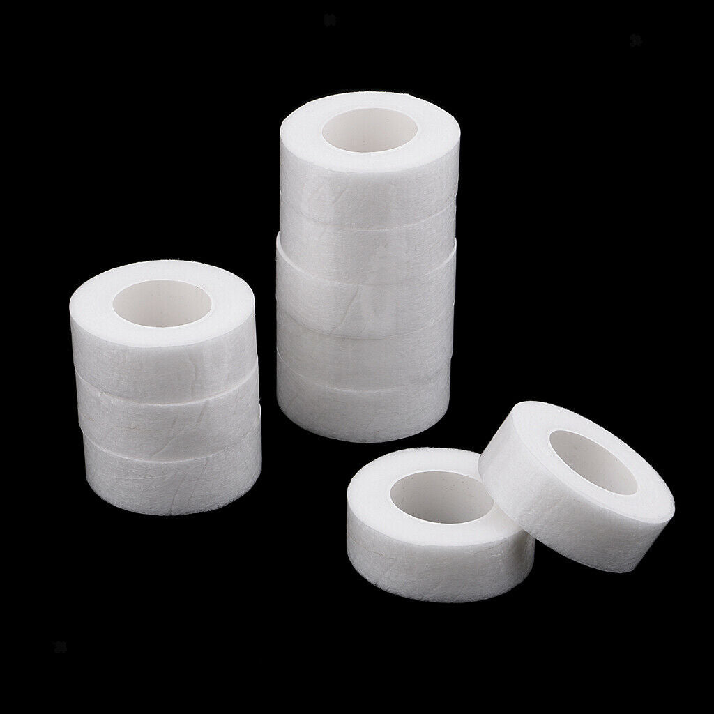 10pcs White Hem Iron-On Adhesive Hemming Tape Wonder Web, 0.79inch x 10