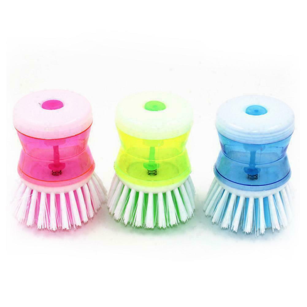 Kitchen Brush Soap Clean Pot Dish With Liquid Utensil S3 Tool Dispenser Z6K3