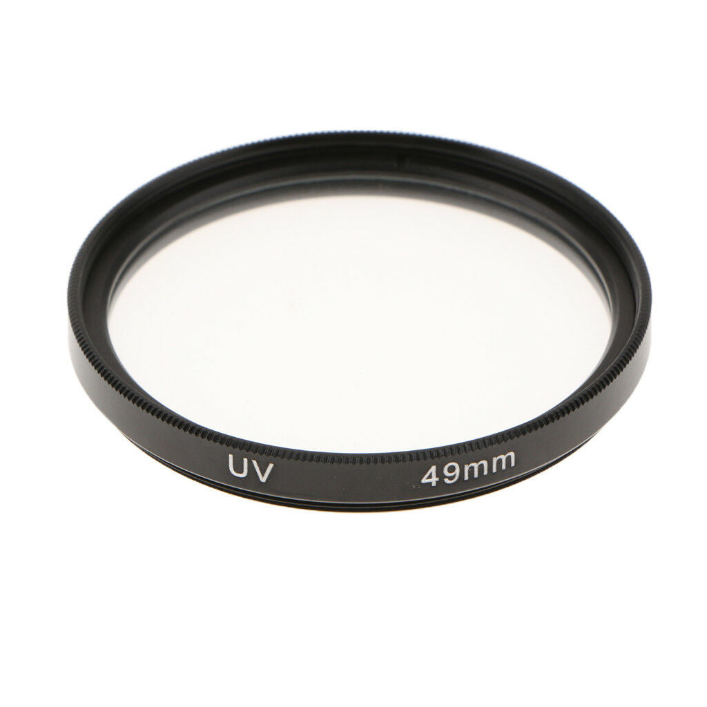 49mm Multi-Coated Glass UV Lens Filter Protection for SLR & DSLR Cameras New
